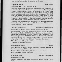 #11 Vol. II, No. 8. - 08.1944 Black Mountain College Bulletin. Courtesy of Western Regional Archives.