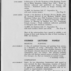 #7 Vol. II, No. 6 - 04.1944 Black Mountain College Bulletin. Courtesy of Western Regional Archives.
