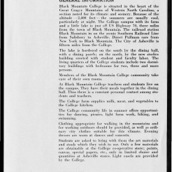 #9 May 1945 Vol. III, No. 6 Black Mountain College Bulletin. Courtesy of Western Regional Archives