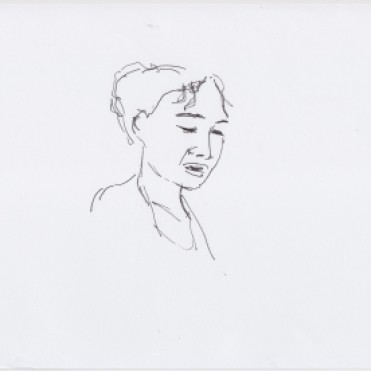 Intro Mariama Diagne drawn by Nikolaus Baumgarten.
